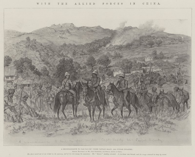 With the Allied Forces in China by Johann Nepomuk Schonberg