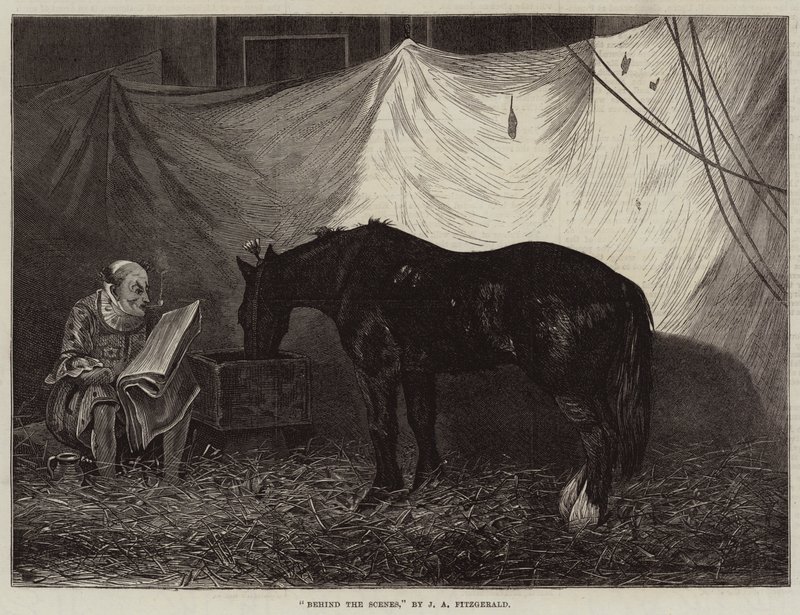 Behind the Scenes by John Anster Fitzgerald