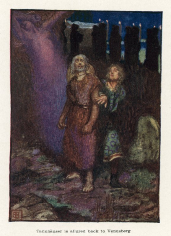 Tannhauser is Allured Back to Venusberg by John Byam Liston Shaw