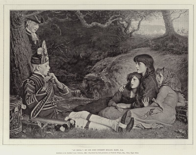 An Idyll by John Everett Millais