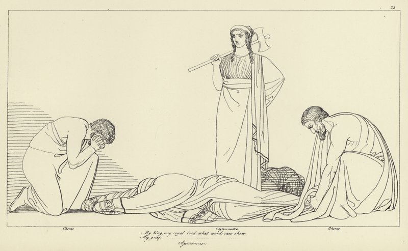 Agamemnon by John Flaxman