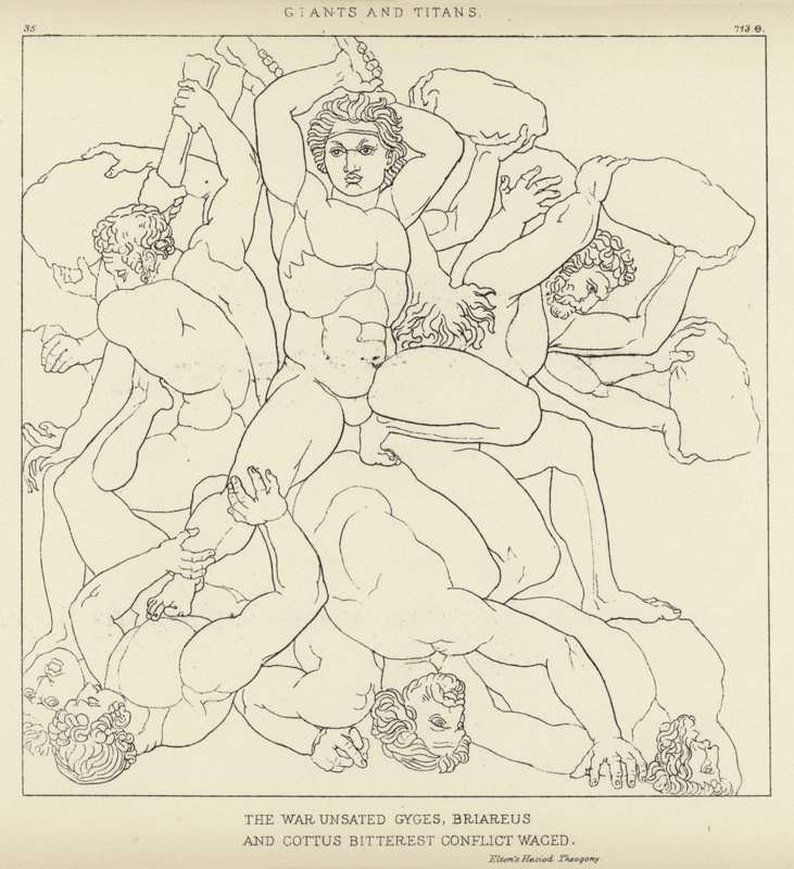 Giants and Titans by John Flaxman