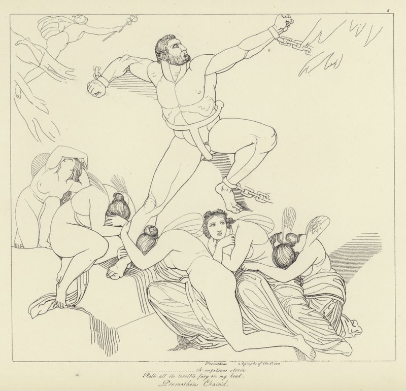 Prometheus Chained by John Flaxman