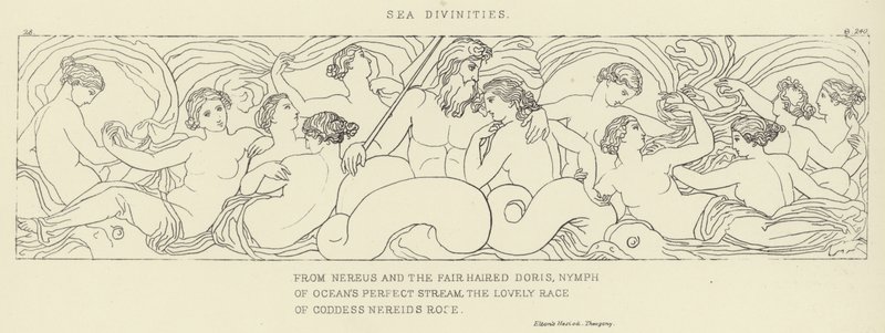Sea Divinities by John Flaxman