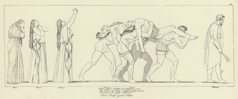 Seven Chiefs Against Thebes by John Flaxman