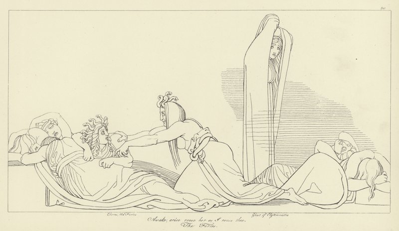 The Furies by John Flaxman