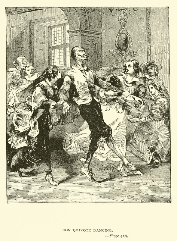 Don Quixote Dancing by John Gilbert