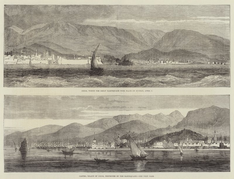 Earthquake on Chios by John Gilbert