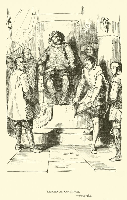 Sancho as Governor by John Gilbert