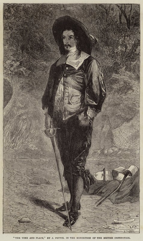 The Time and Place by John Pettie