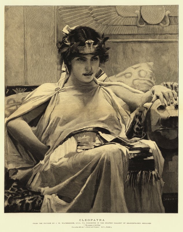 Cleopatra by John William Waterhouse
