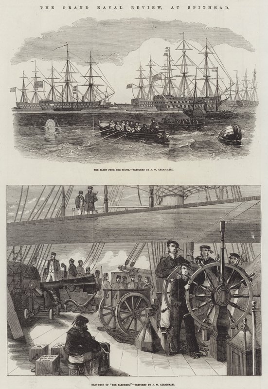 The Grand Naval Review, at Spithead by John Wilson Carmichael