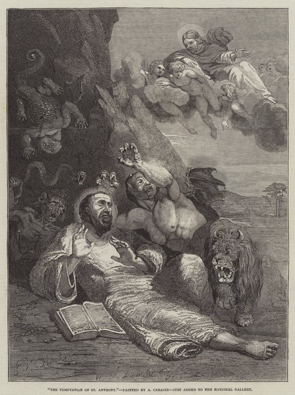 The Temptation of St Anthony by John Wykeham Archer