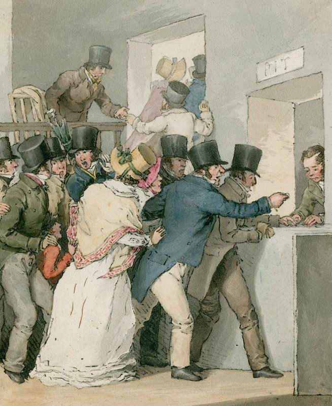 Benefit Night by John Augustus Atkinson