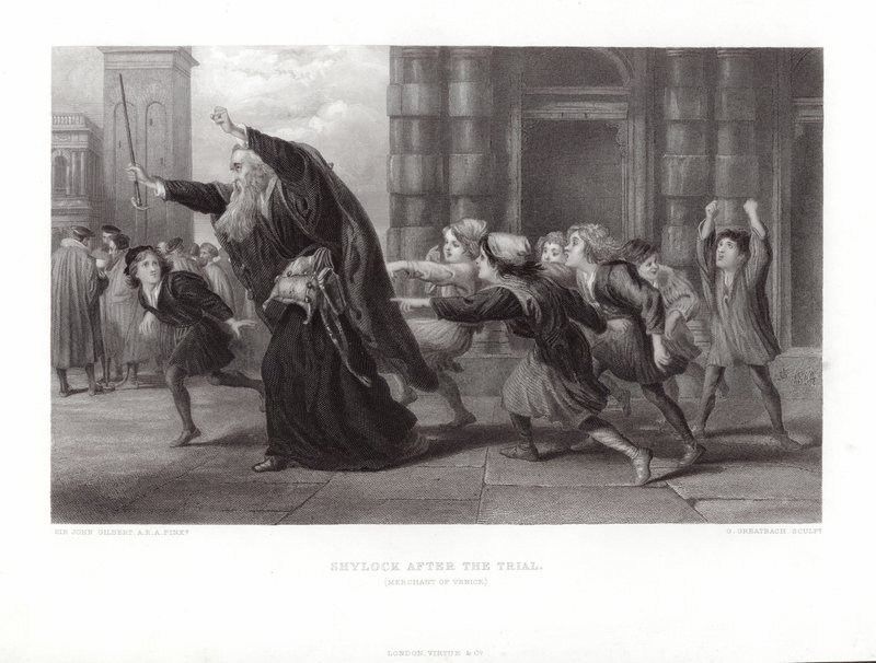 Shylock by John Gilbert