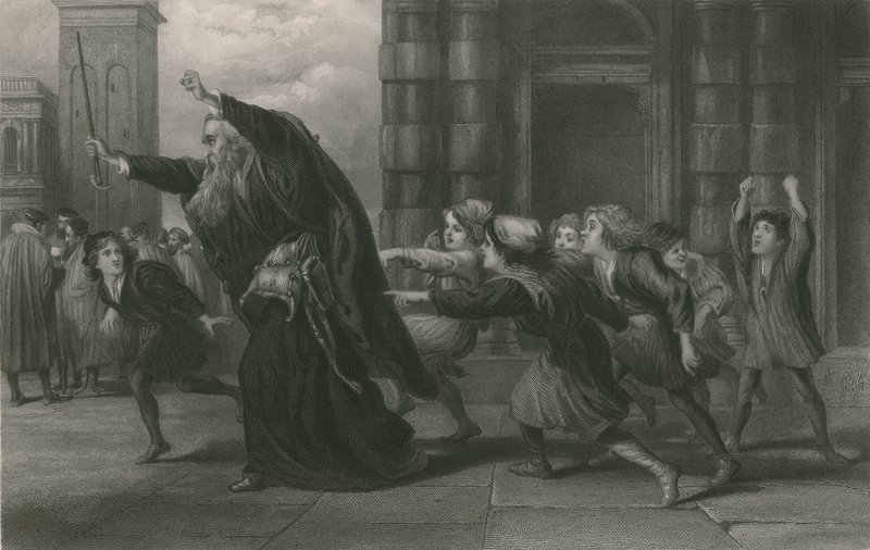Shylock after the Trial, Merchant of Venice by John Gilbert