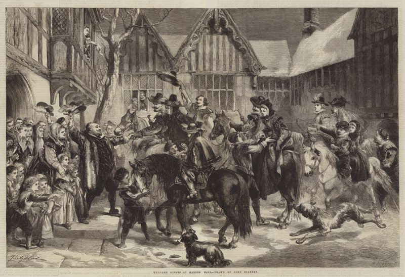Welcome Guests at Mardon Hall by John Gilbert