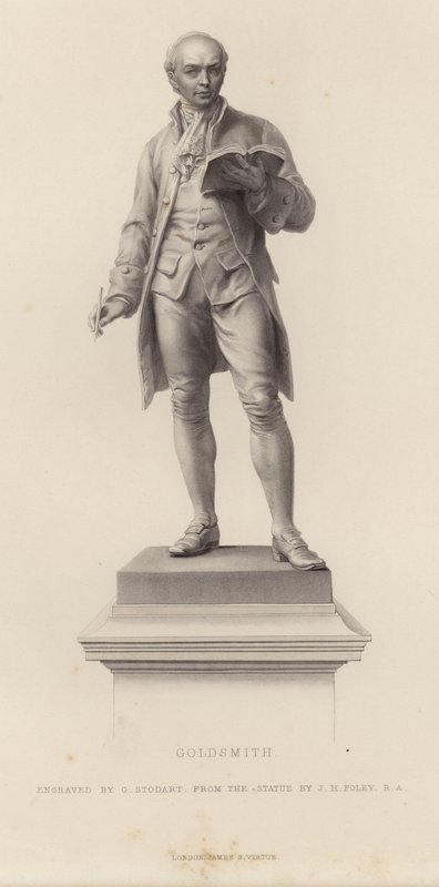 Statue of Oliver Goldsmith by John Henry Foley
