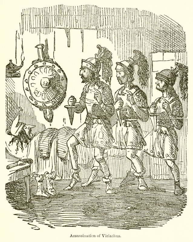 Assassination of Viriathus by John Leech