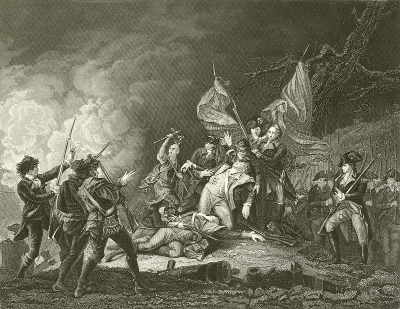 The Death of General Montgomery by John Trumbull