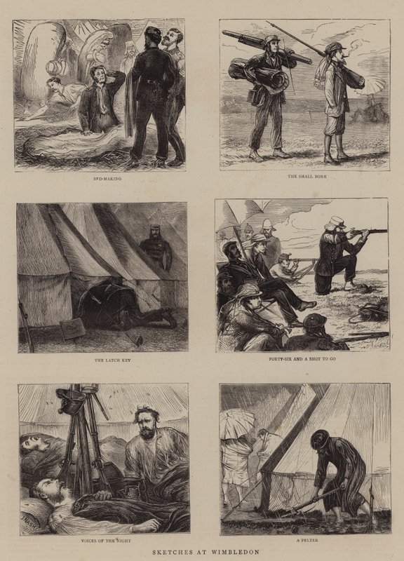 Sketches at Wimbledon by Joseph Nash