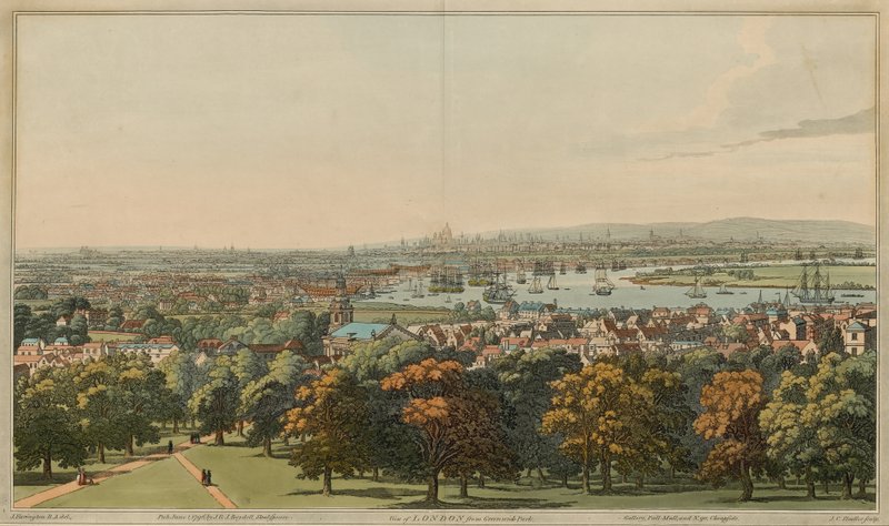 View of London from Greenwich Park by Joseph Farington
