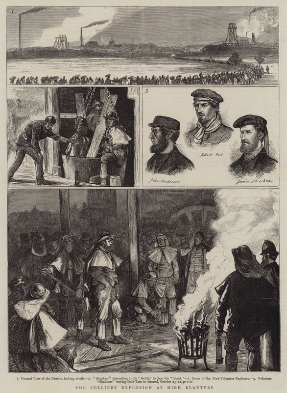 The Colliery Explosion at High Blantyre by Joseph Nash