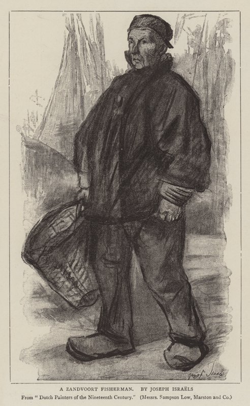A Zandvoort Fisherman by Jozef Israëls
