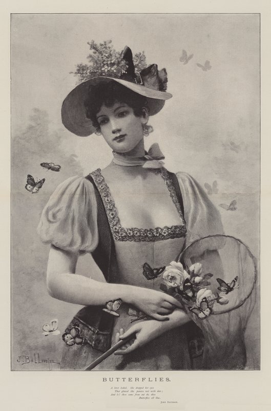 Butterflies by Jules Frederic Ballavoine