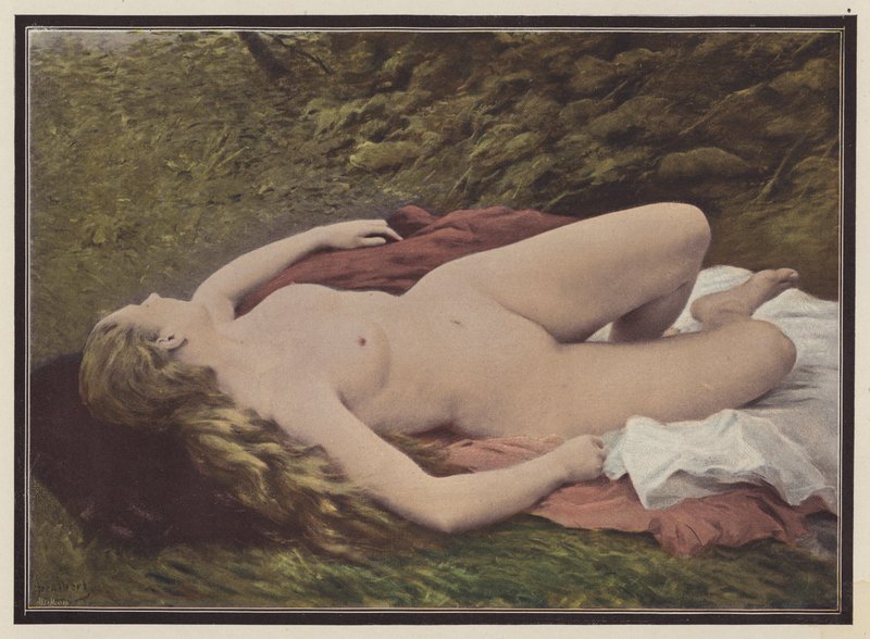 The siesta by Jules (after) Scalbert