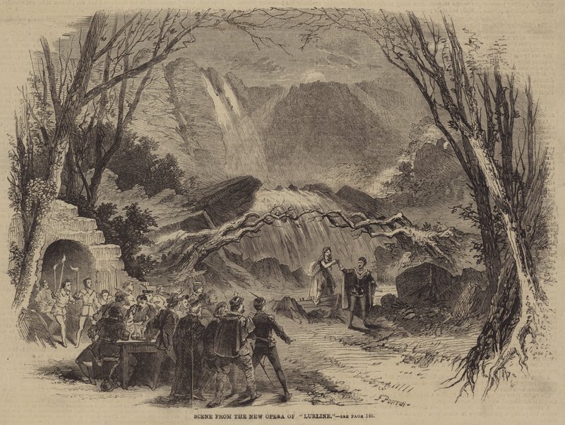 Scene from the New Opera of Lurline by Julian Portch