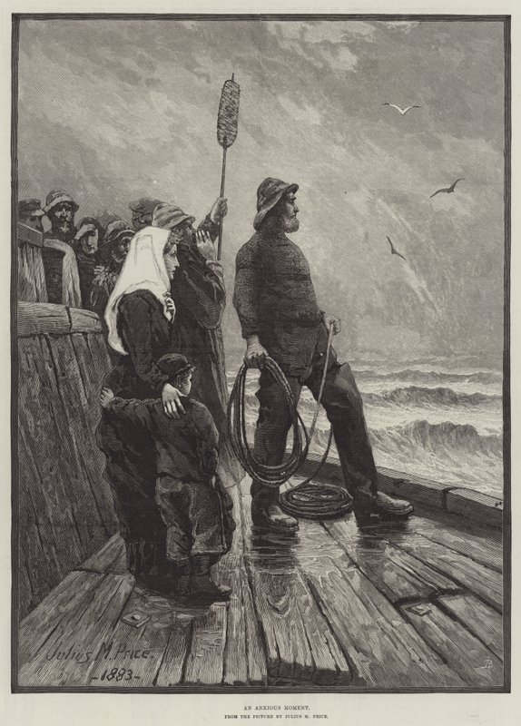An Anxious Moment by Julius Mandes Price