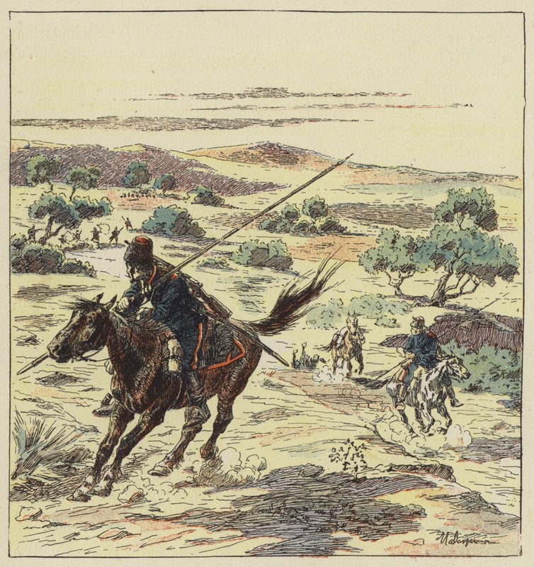 Cossack scouts by L. Malespine