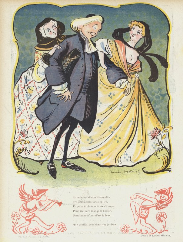 Illustration for Le Rire by Lucien Metivet