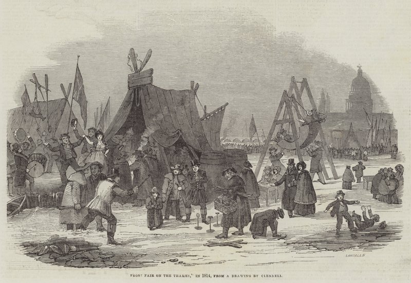 Frost Fair on the Thames by Luke Clennell