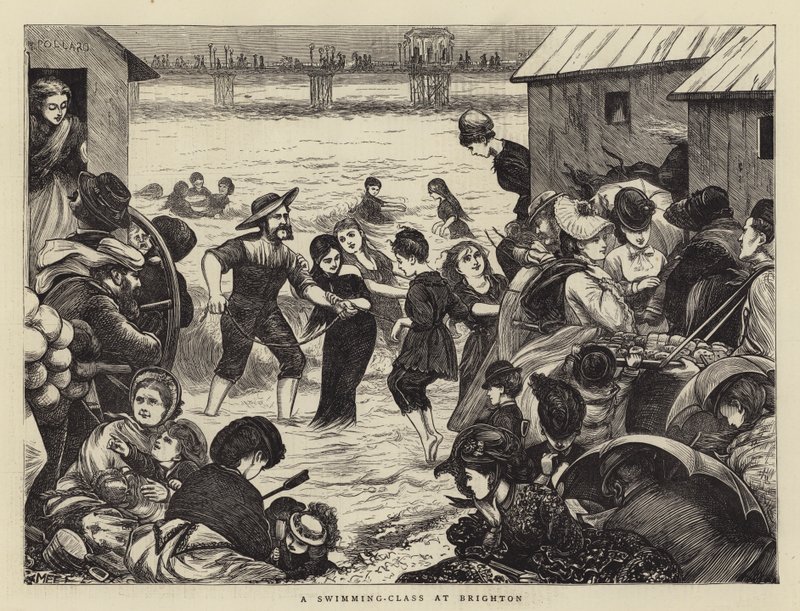 A Swimming-Class at Brighton by Mary Ellen Edwards