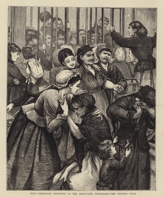 The Communist Prisoners in the Orangerie, Versailles, the Visiting Hour by Mary Ellen Edwards