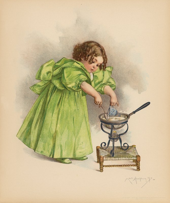 The Cook by Maud Humphrey