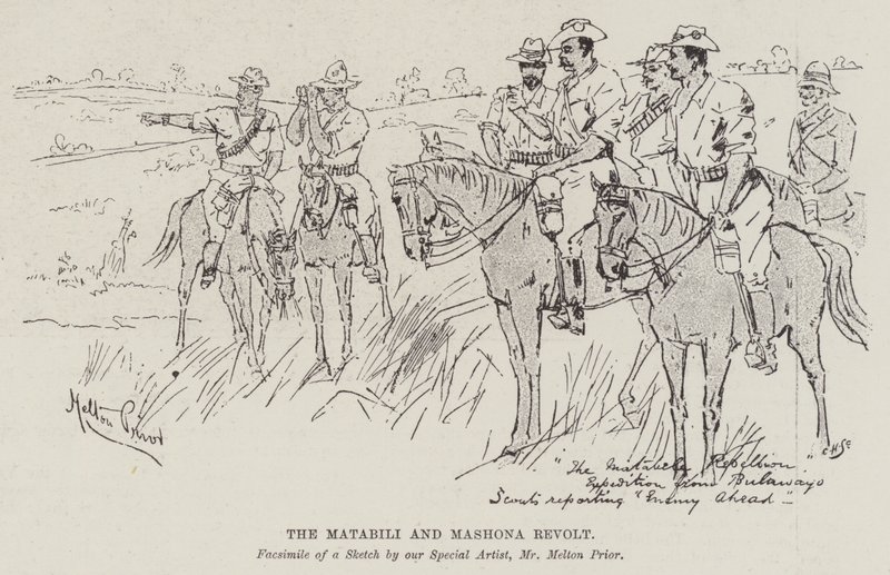 The Matabili and Mashona Revolt by Melton Prior