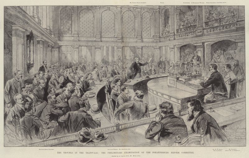 The Trouble in the Transvaal, the Preliminary Examination of the Johannesburg Reform Committee by Melton Prior