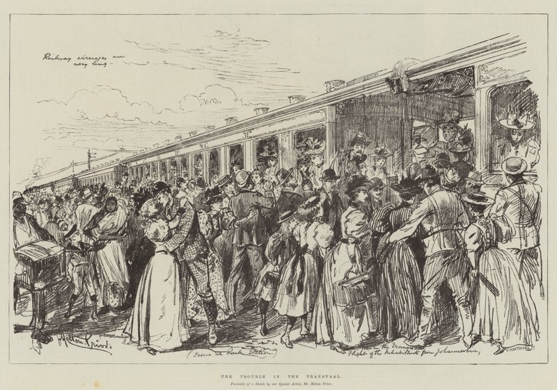 The Trouble in the Transvaal by Melton Prior