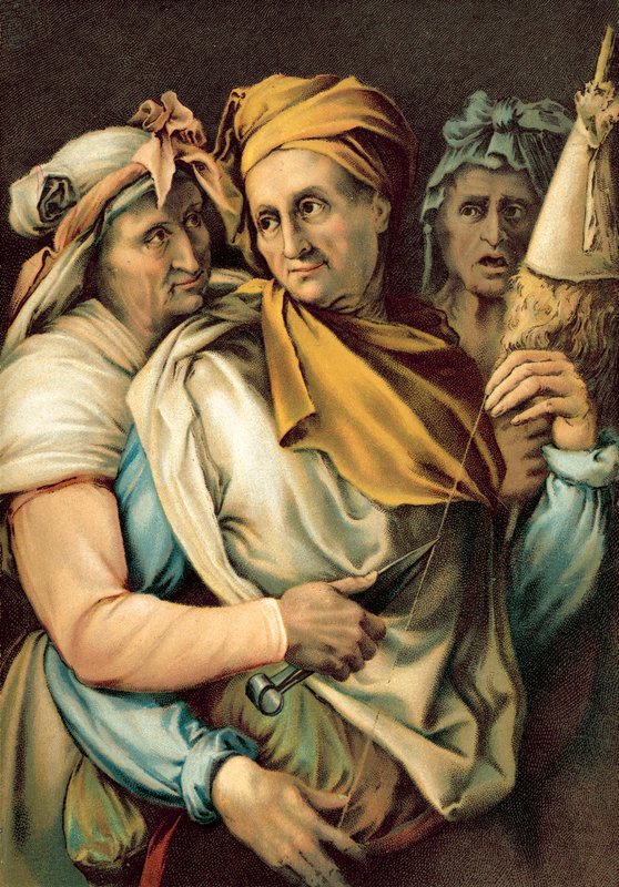 The Parche (chromolitho) by Michelangelo Buonarroti