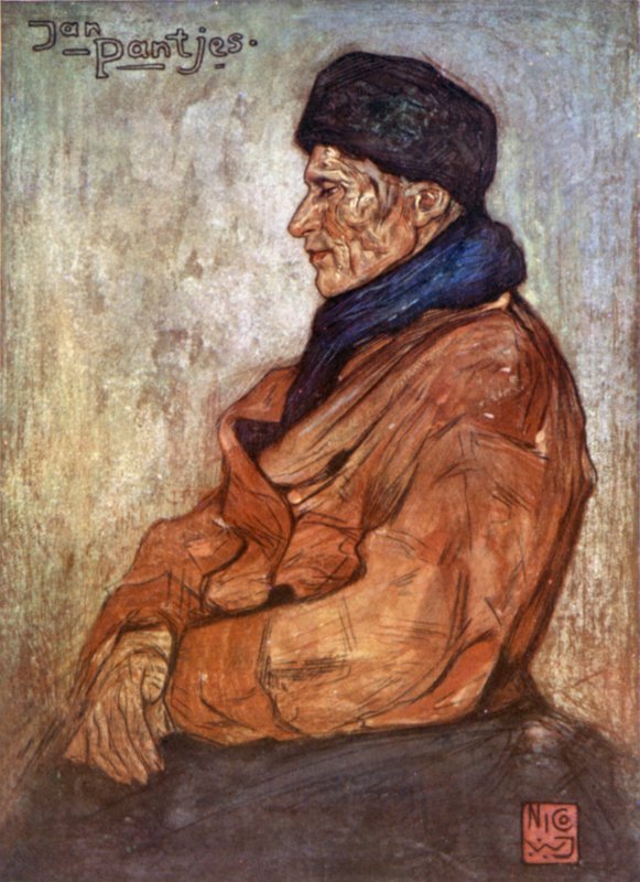 An Old Fisherman by Nico Jungman