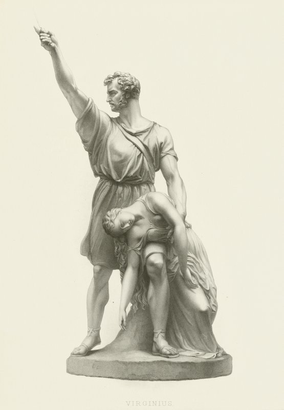 Virginius and His Daughter by Patrick MacDowell