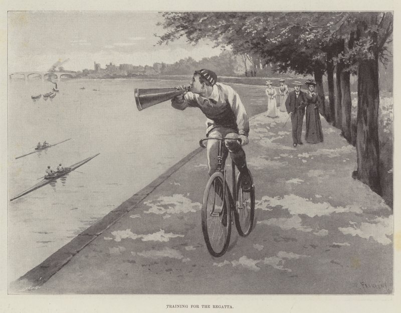 Training for the Regatta by Paul Frenzeny