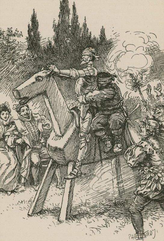Don Quixote... began to turn the pin by Paul Hardy