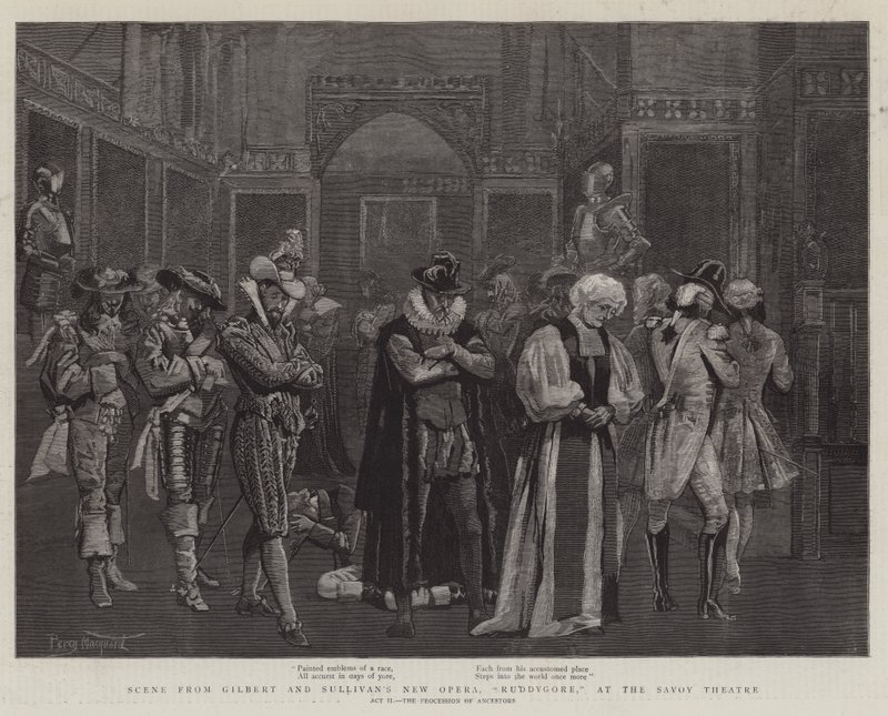 Scene from Gilbert and Sullivan