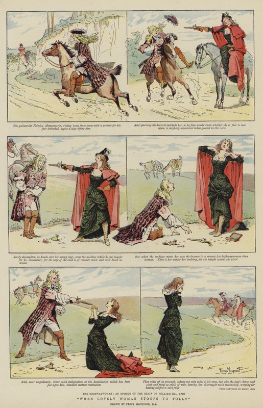 When Lovely Women Stoops to Folly by Percy Macquoid