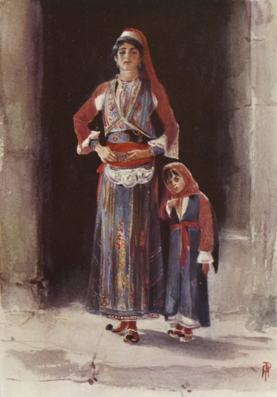 Albanian Peasants by Percy Anderson