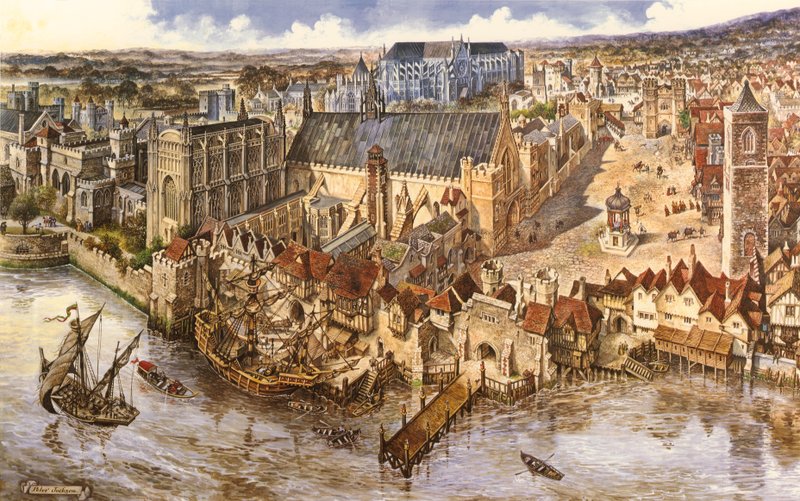 Birdseye View of Westminster by Peter Jackson